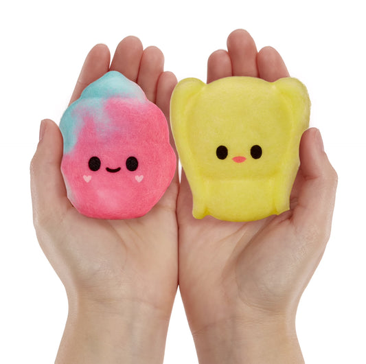 Ice Cream & Bunny Minis Collectible Plush, Surprise Reveal Unboxing Soft and Squishy Tactile Play Fidget DIY